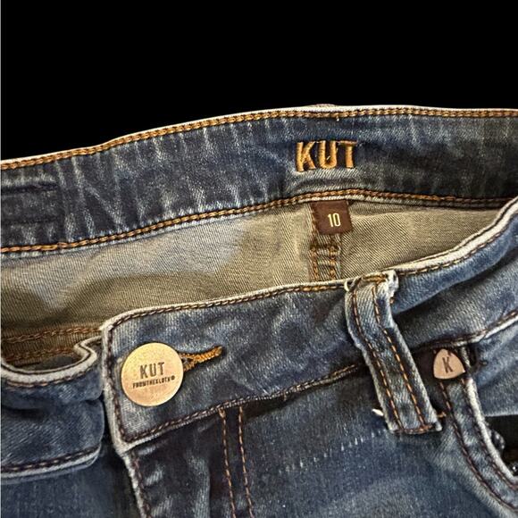 Kut from the Kloth Dark Blue Straight Leg Jeans - Picture 2 of 4